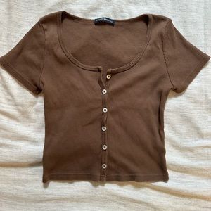 Brown Brandy Melville top
